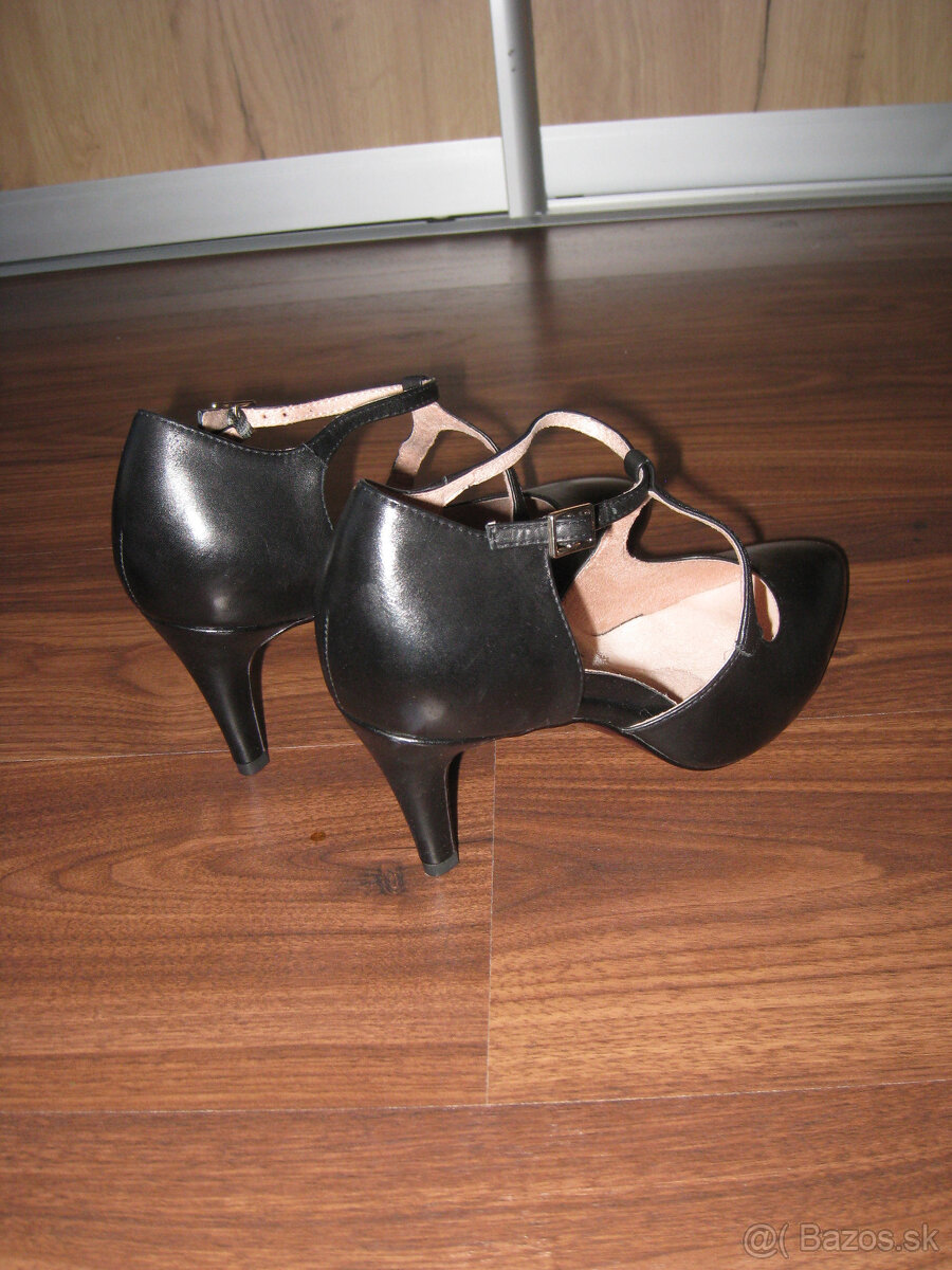 Dámske kožené lodičky Tamaris, č.37 - 2