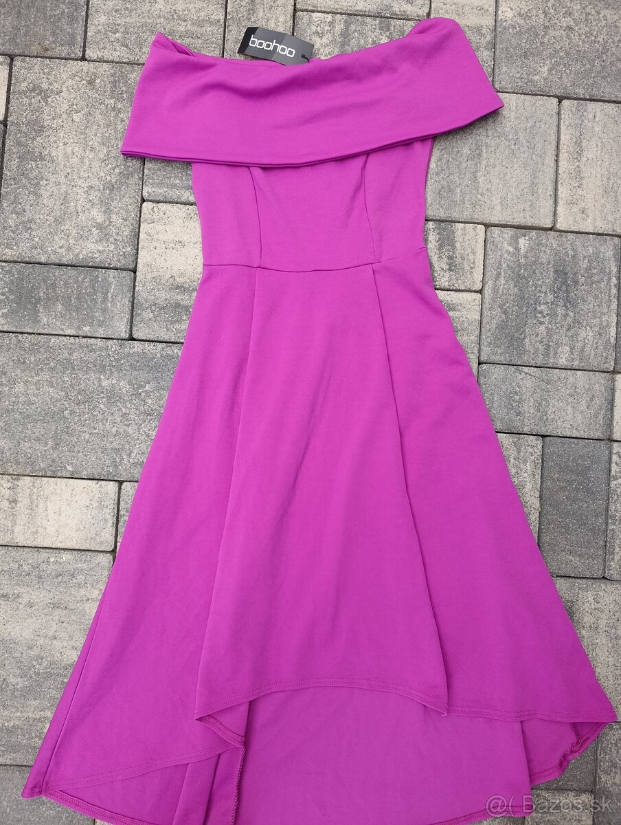 Fialové šaty M / 38 - 2