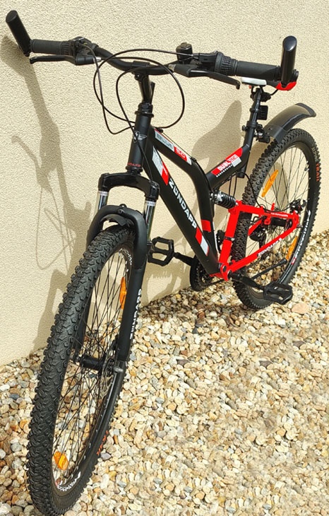 Celoodprúžený horský bicykel 29 kolesá - 2