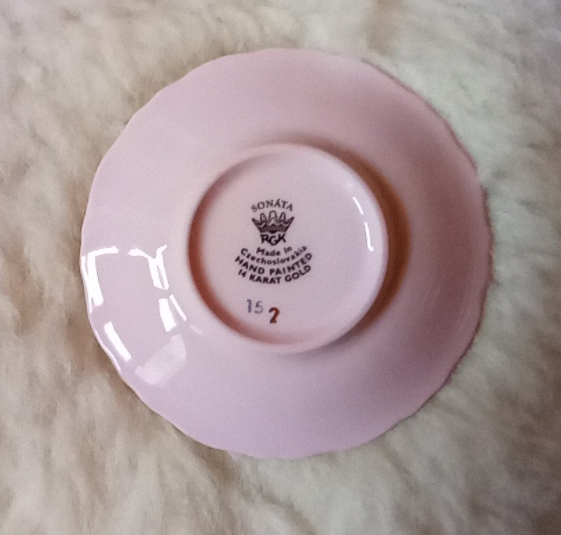 Ružový Porcelán - Podšálka - 2