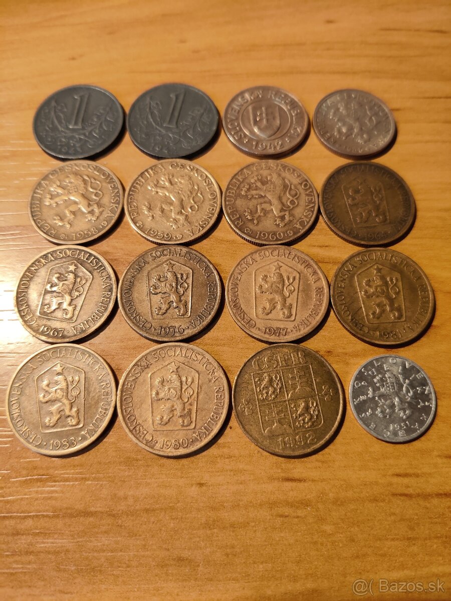 mince od roku 1939 - 2