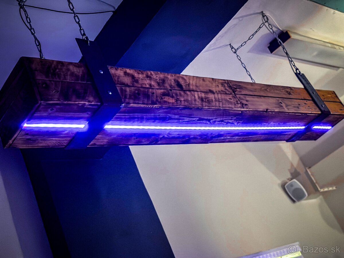 LED LUSTER KOVANÝ TRÁM - 2