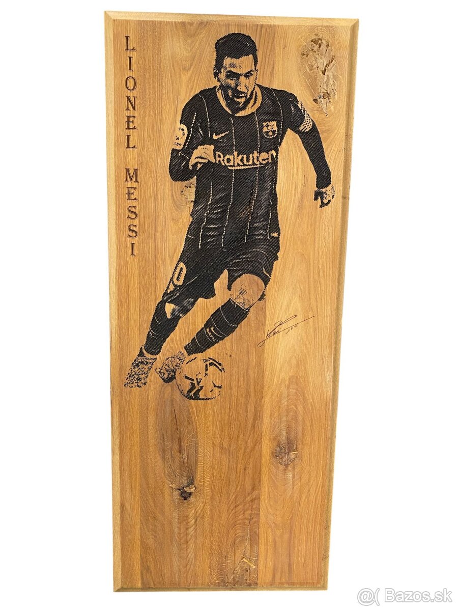 Obra do dreva Messi - 2