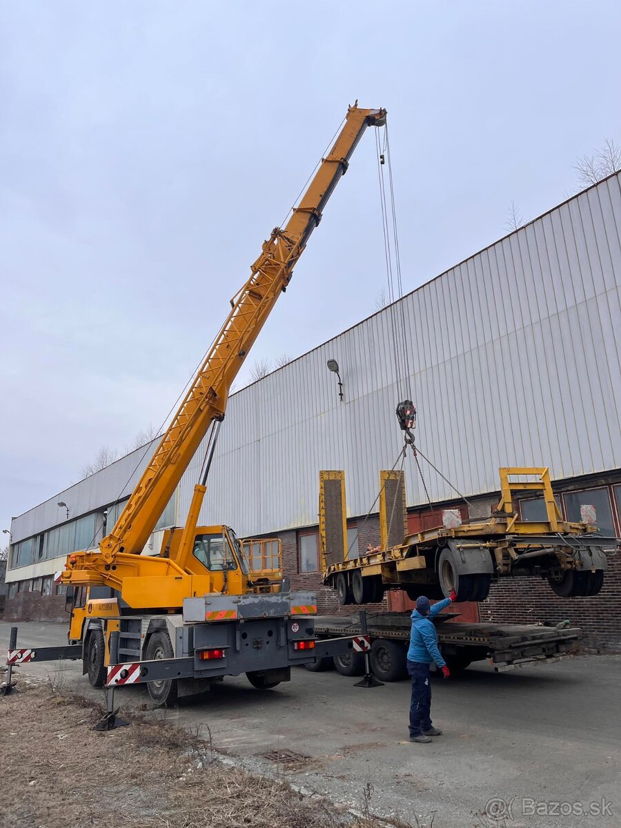 Prenajom autozeriavu liebherr - 2