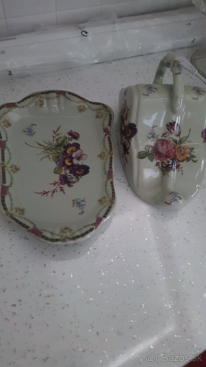 MASLENIČKA - DÓZA -starožitná -PORCELÁN - 2