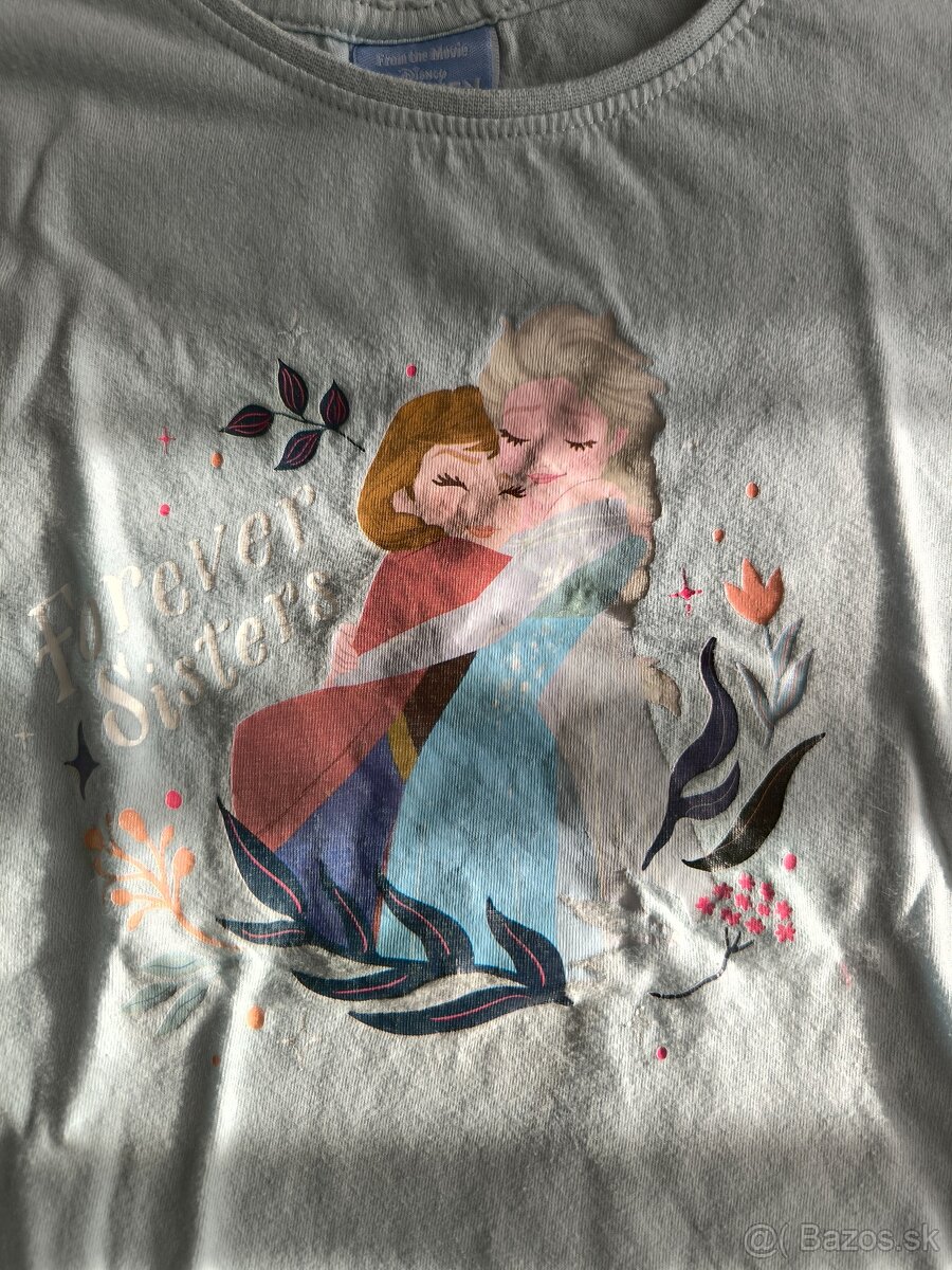 Tričko Frozen vel. 134/140 - 2