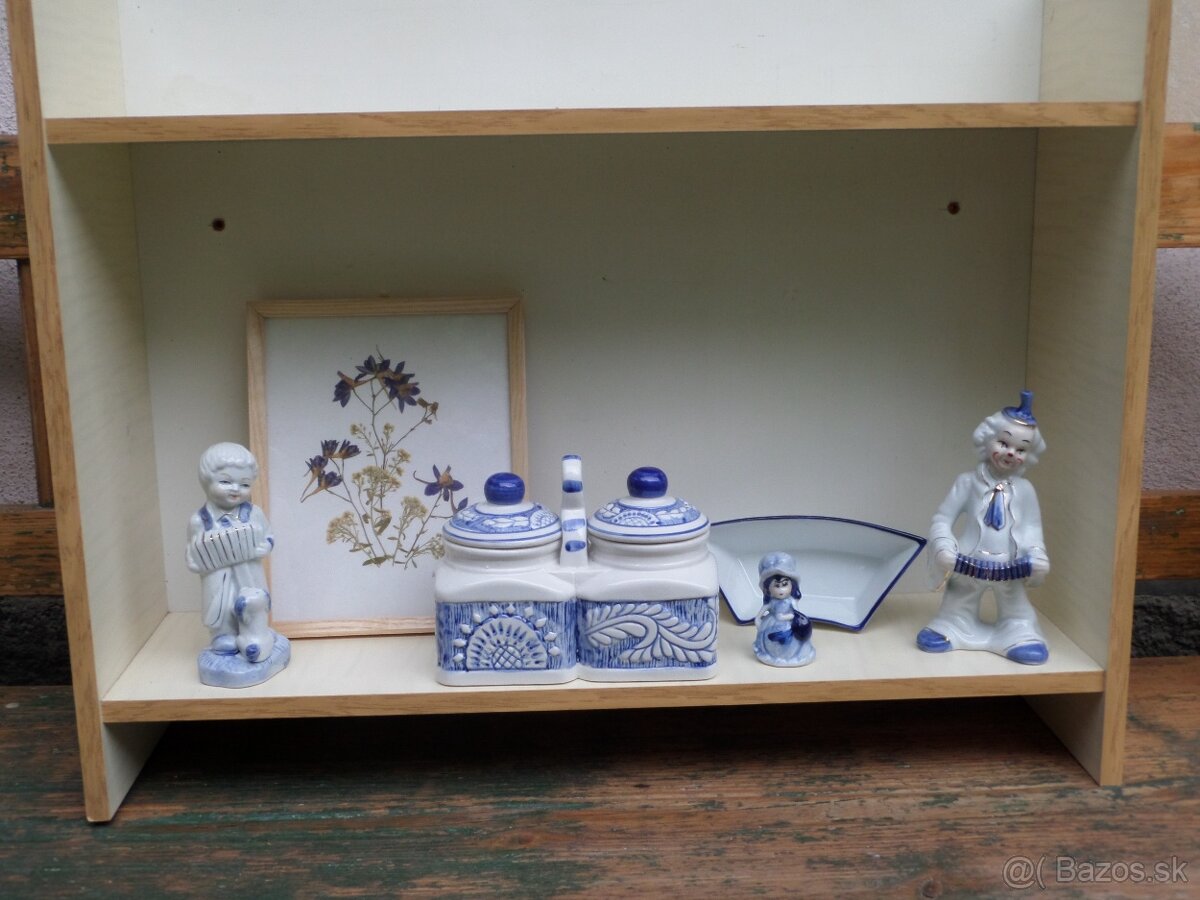Keramika, lucerna, sošky do modra - 2