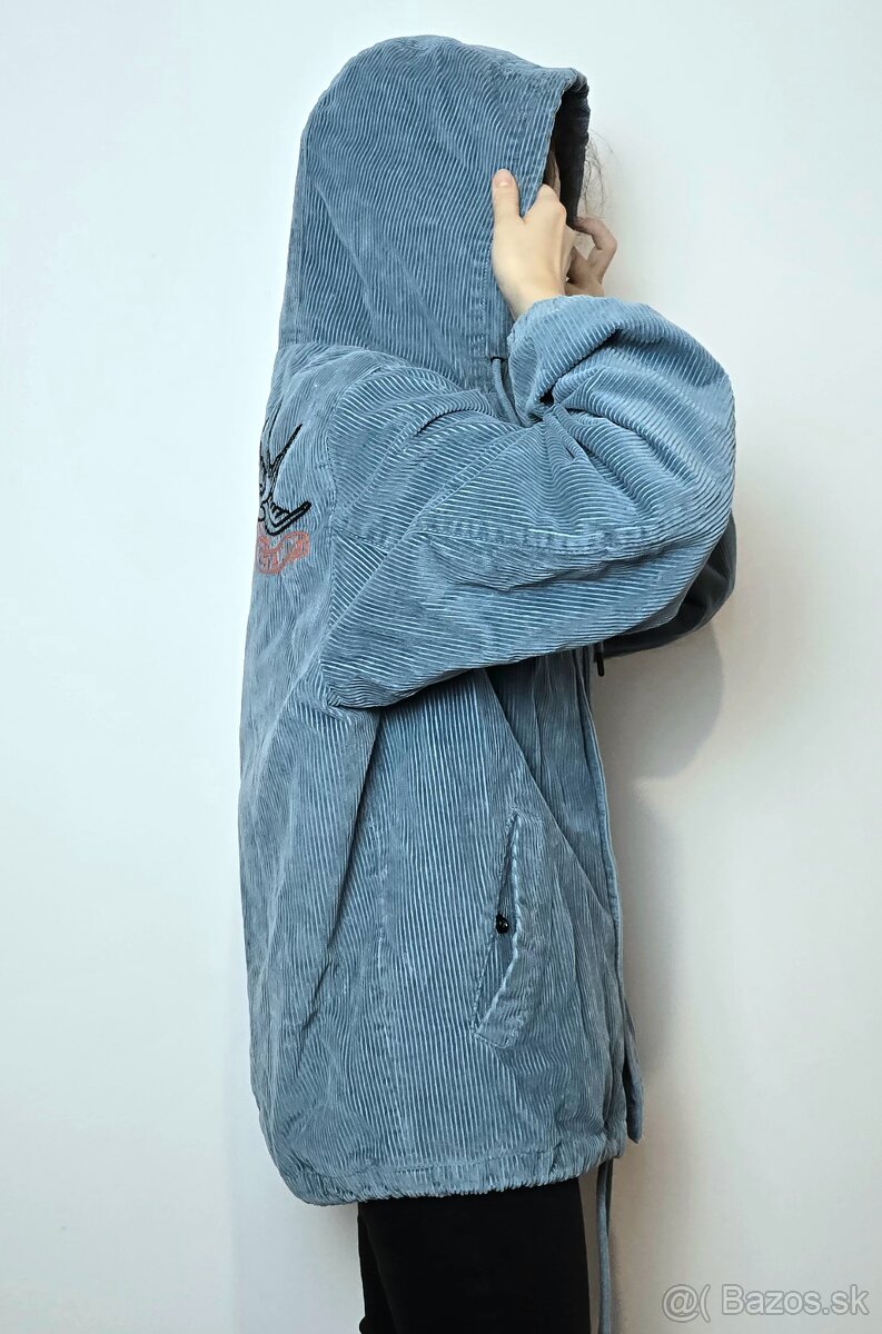 štýlová menčestrová bunda, unisex, M - 2