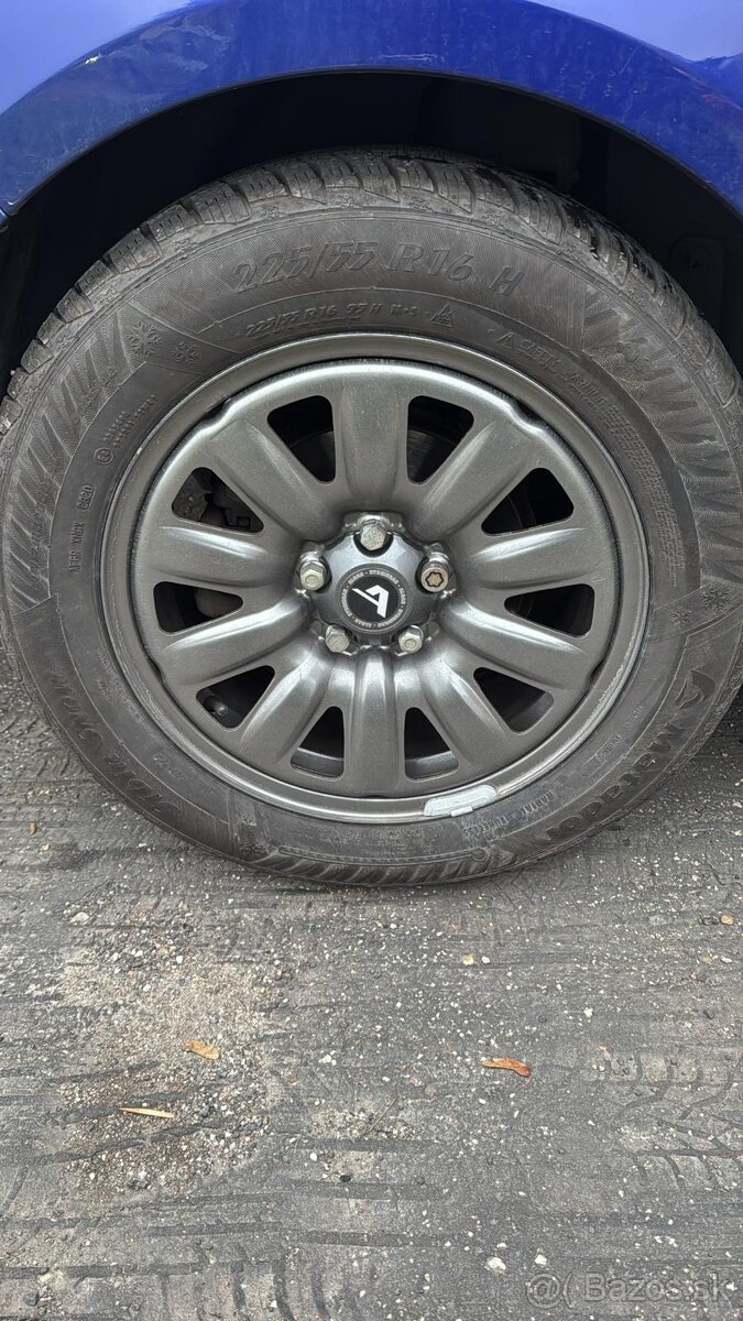 Plechove disky - imitácia elektrónov 12/2024 so zimnými pneu - 2