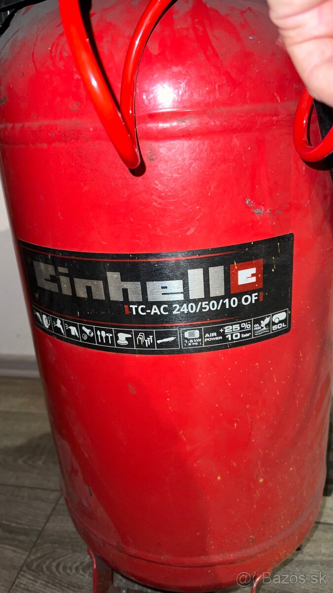 Vertikálny kompresor Einhell TC-AC 240/50/10 OF - 2