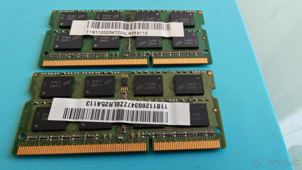 2x - 4GB 2Rx8 PC3L-12800S-11-11-FP - 2