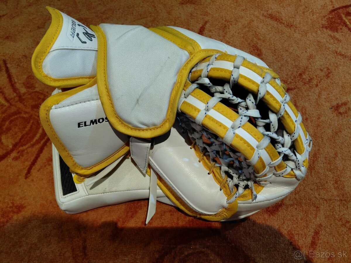 Brankárska lapačka Bauer Supreme MACH, custom, klas.g., sr. - 2