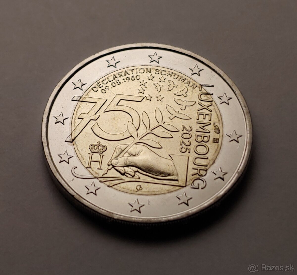 Predám Luxemburg 2€ euromince UNC - 2