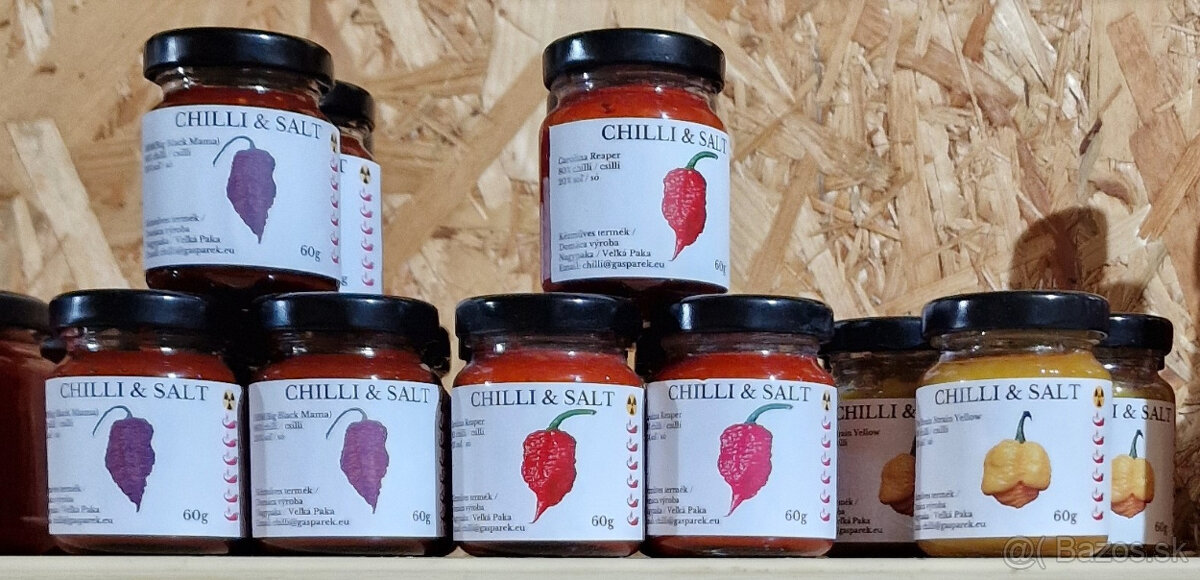 Na predaj domáce Chilli omáčky, chilli pasta, jalapeno - 2