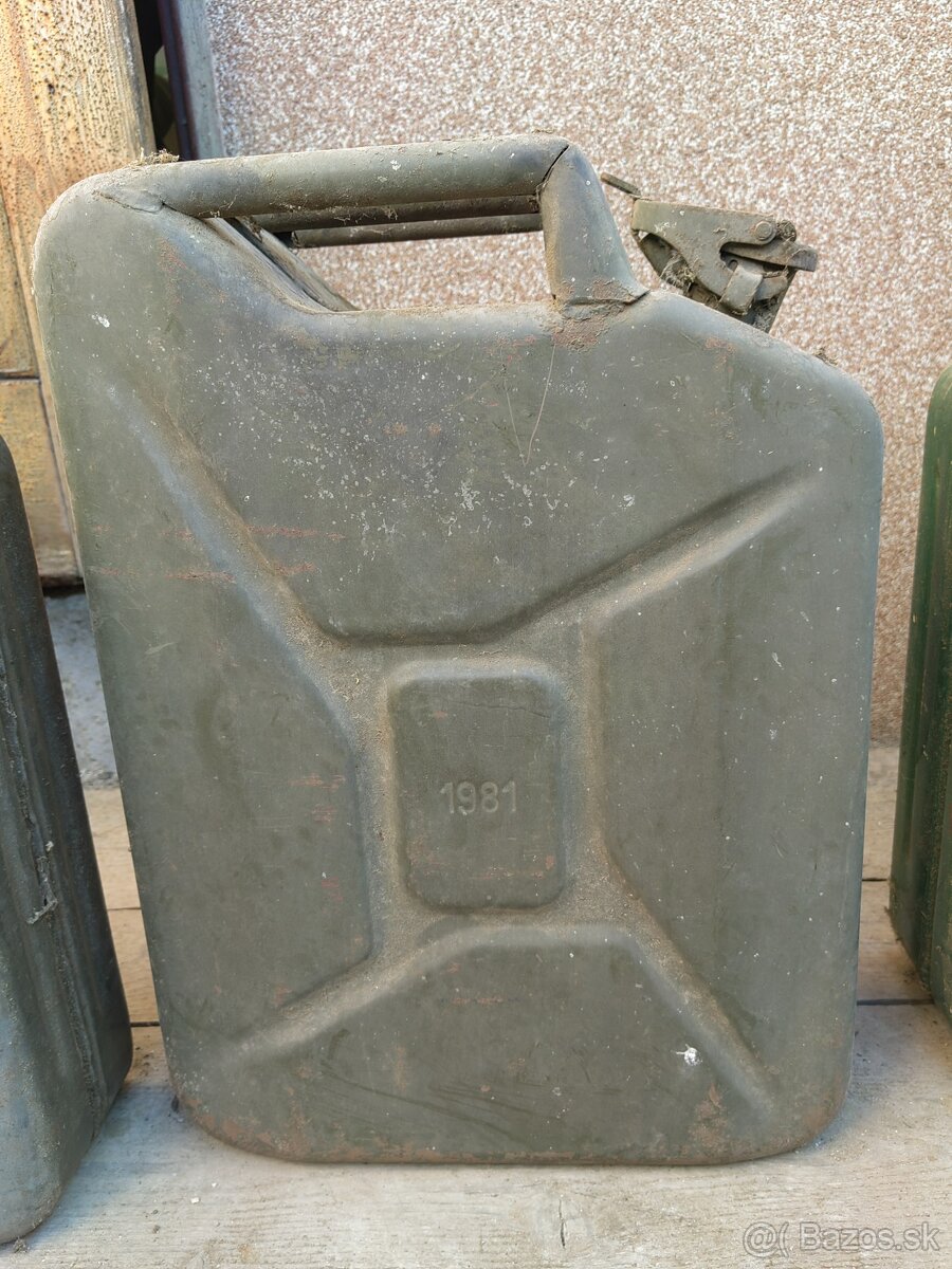 Plechové bandasky 10l a 20l - 2