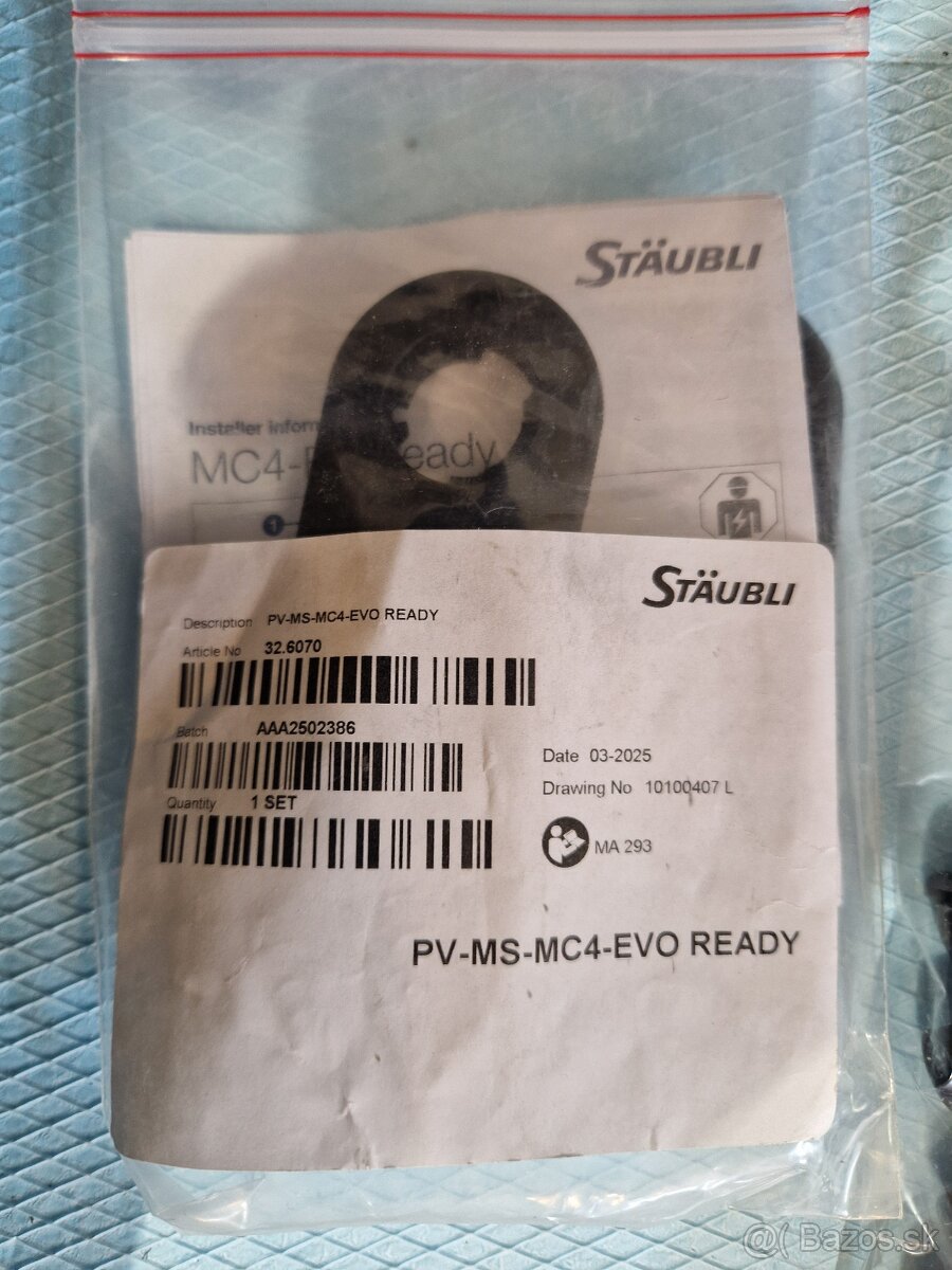 Staubli MC4 EVO READYY konektory 4-6 mm2 - 2
