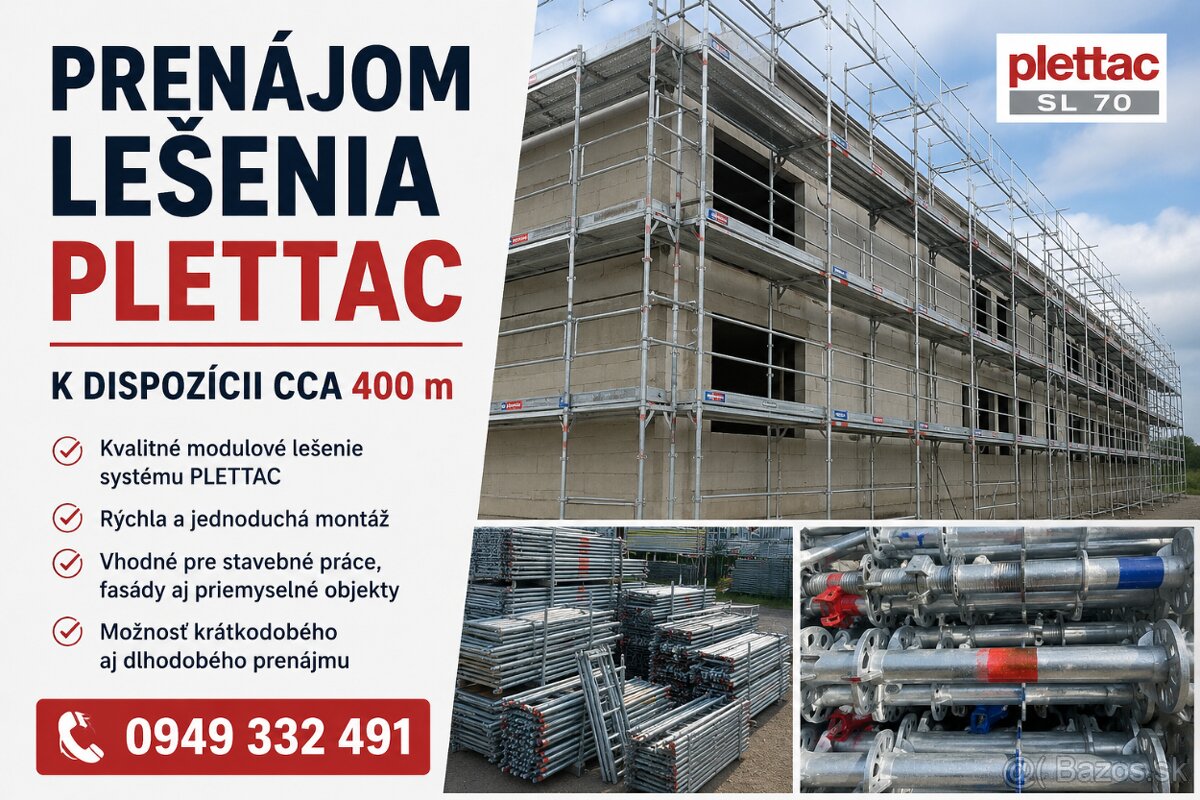 Prenájom lešenia - 2