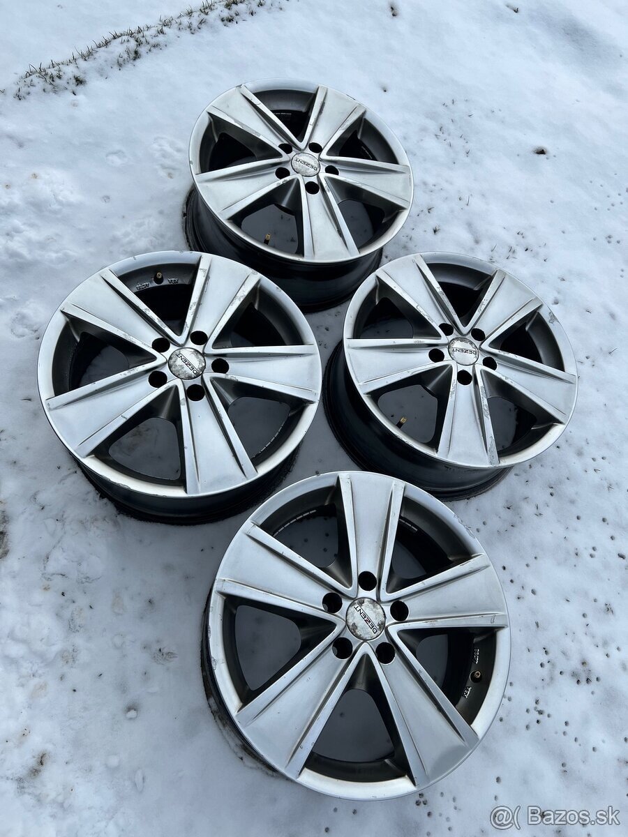 Alu hlinikove disky kolesá elektrony DEZENT 5x112 r17 - 2
