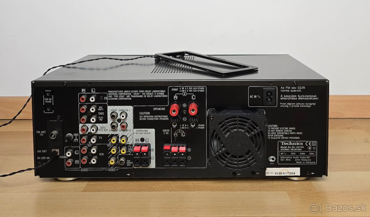 Technics SA-AX 730 / FM radio s RDS / PHONO / SUB OUT - 2