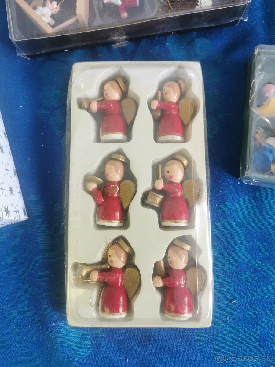 Vianoce, starožitný kolotoč, ozdoby, špic - 2