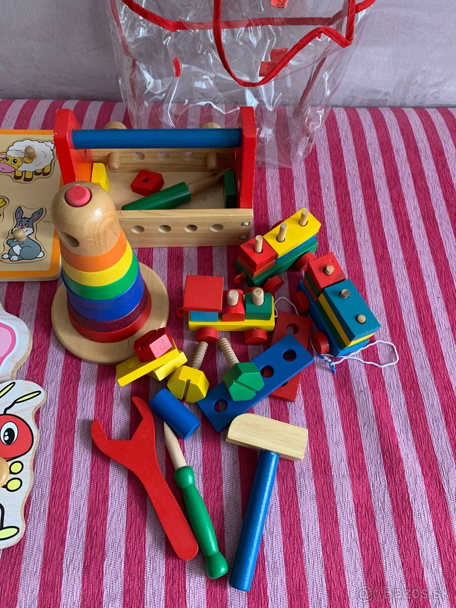 Drevené hračky mix - 2