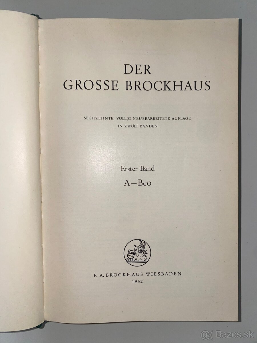 Der Gosse Brockhaus (1952) - 2