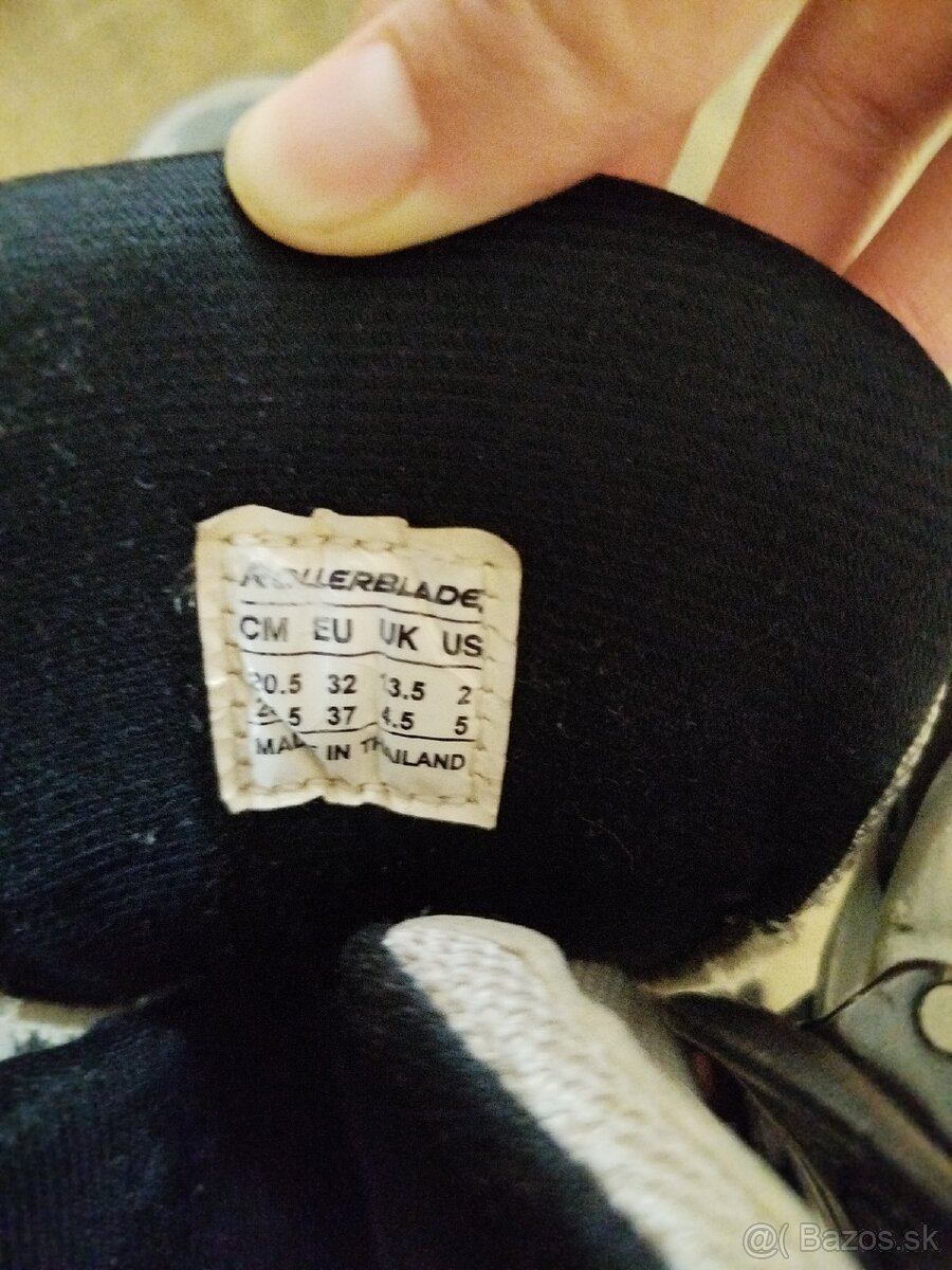 Predám detské kolieskové korčule 32-37 - 2