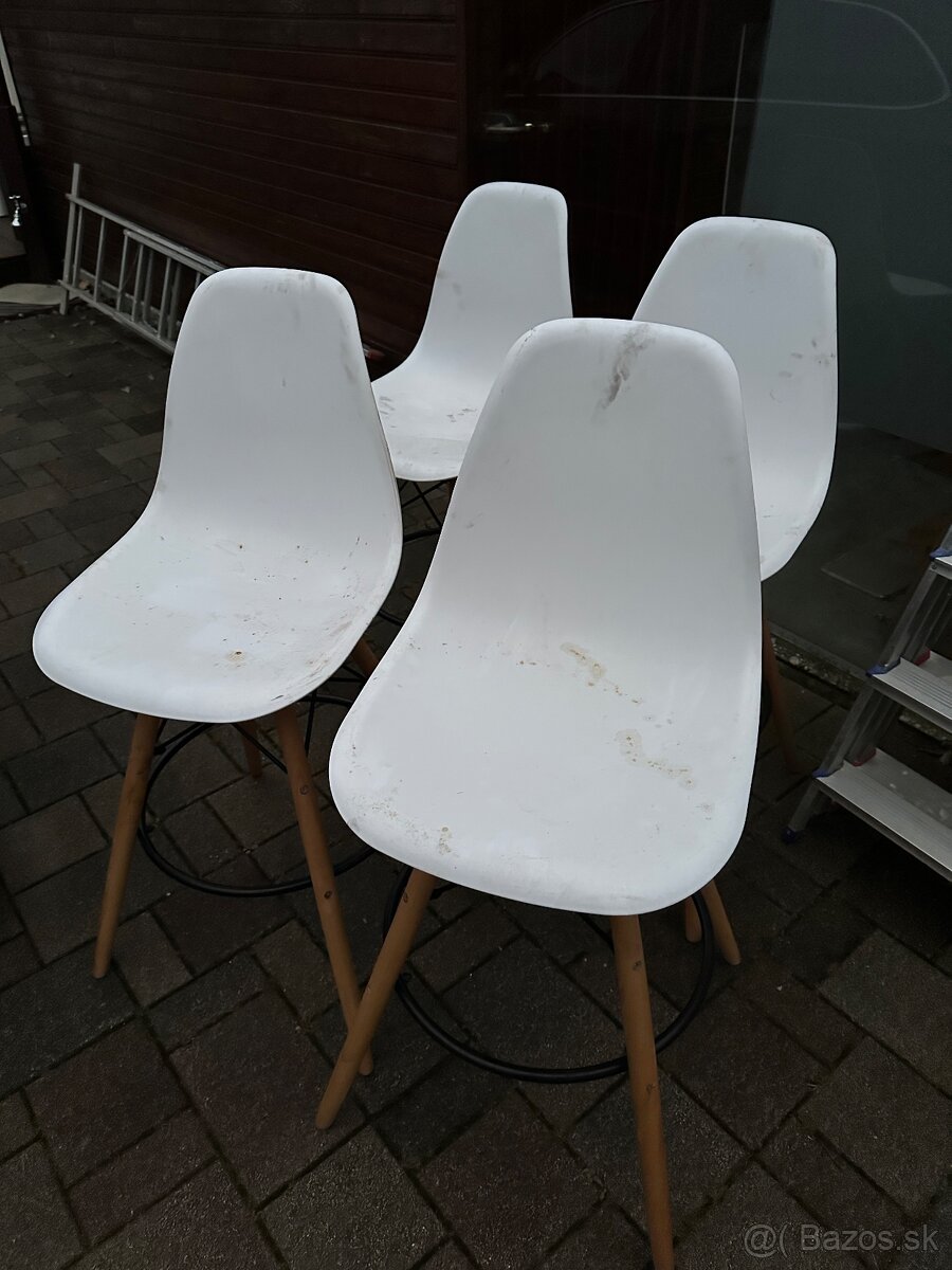 Barové stoličky - 4 ks - 2