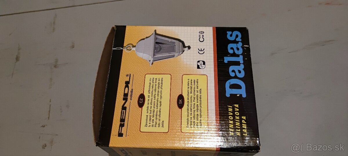 Predám exteriérovú závesnú lampu - 2