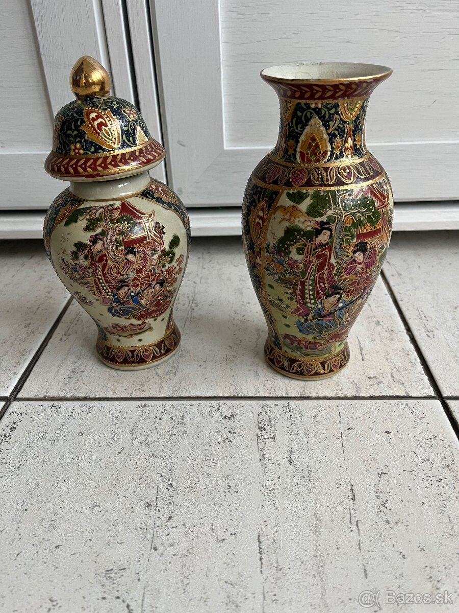 Činsky porcelan vazicky - 2