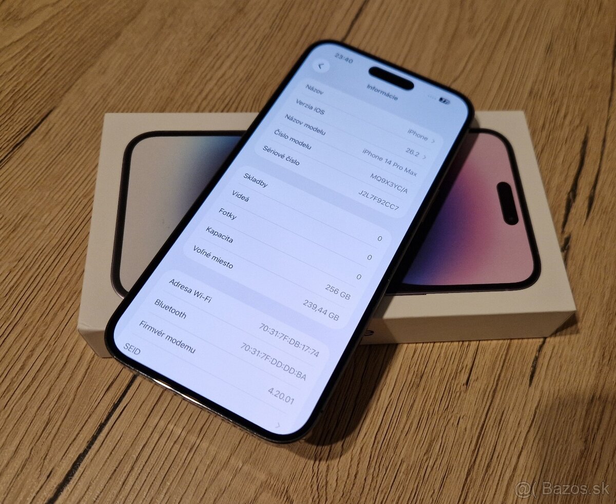 Apple iphone 14 pro max 256gb fialový - 2