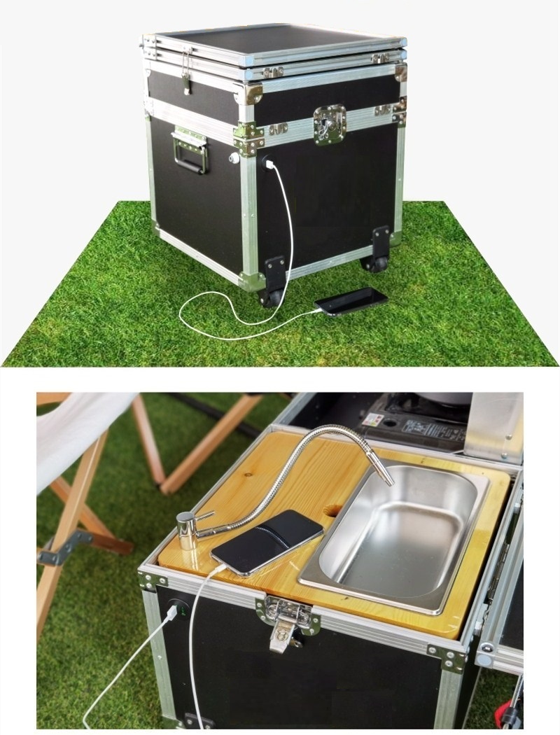 Kuchyňský box Excelent, vestavba do auta od SpímeNaStřeše - 2