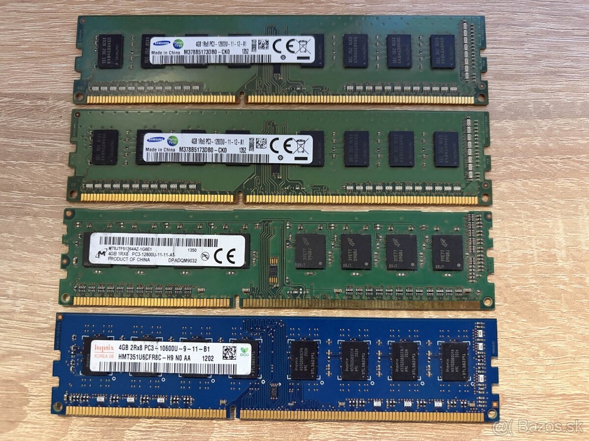 PC RAM DDR3 rôzne - 2