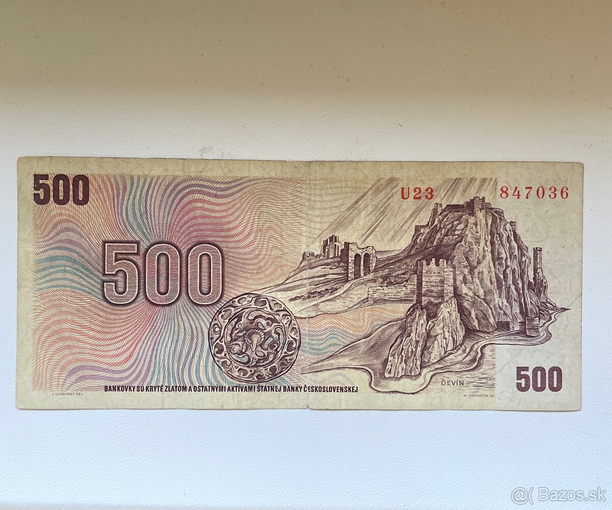 500Kčs 1973 - 2