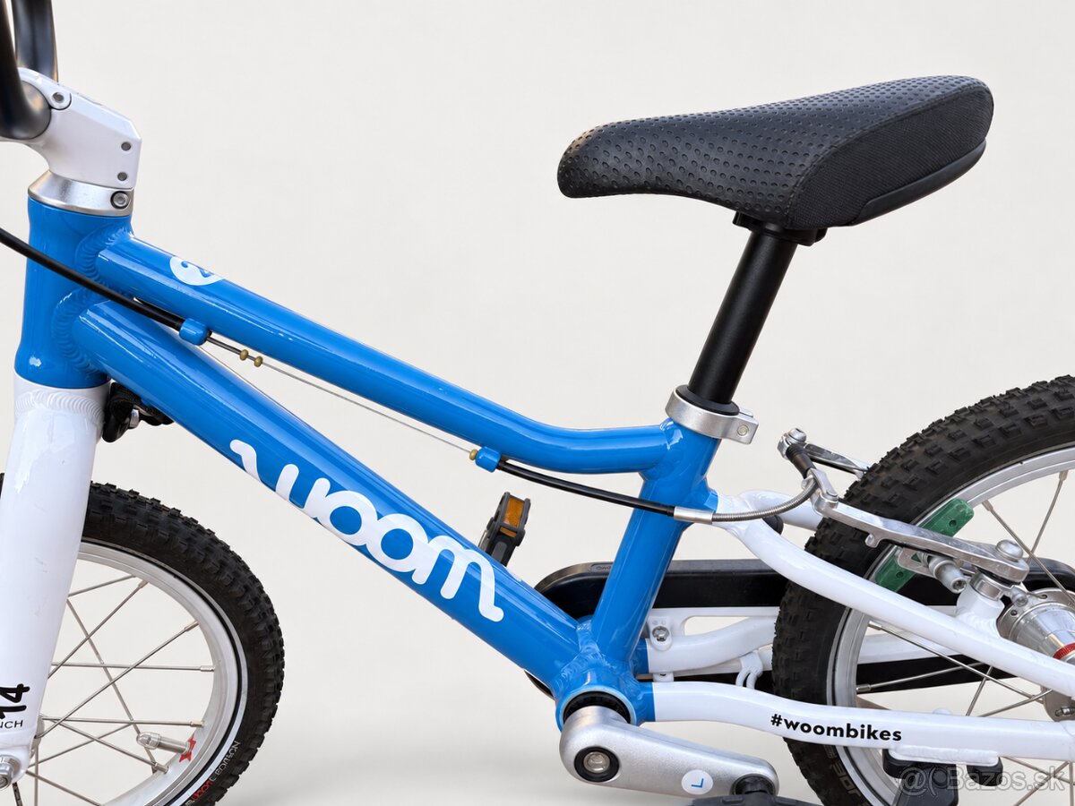 Detský bicykel WOOM 2 – 14″, modrý - 2
