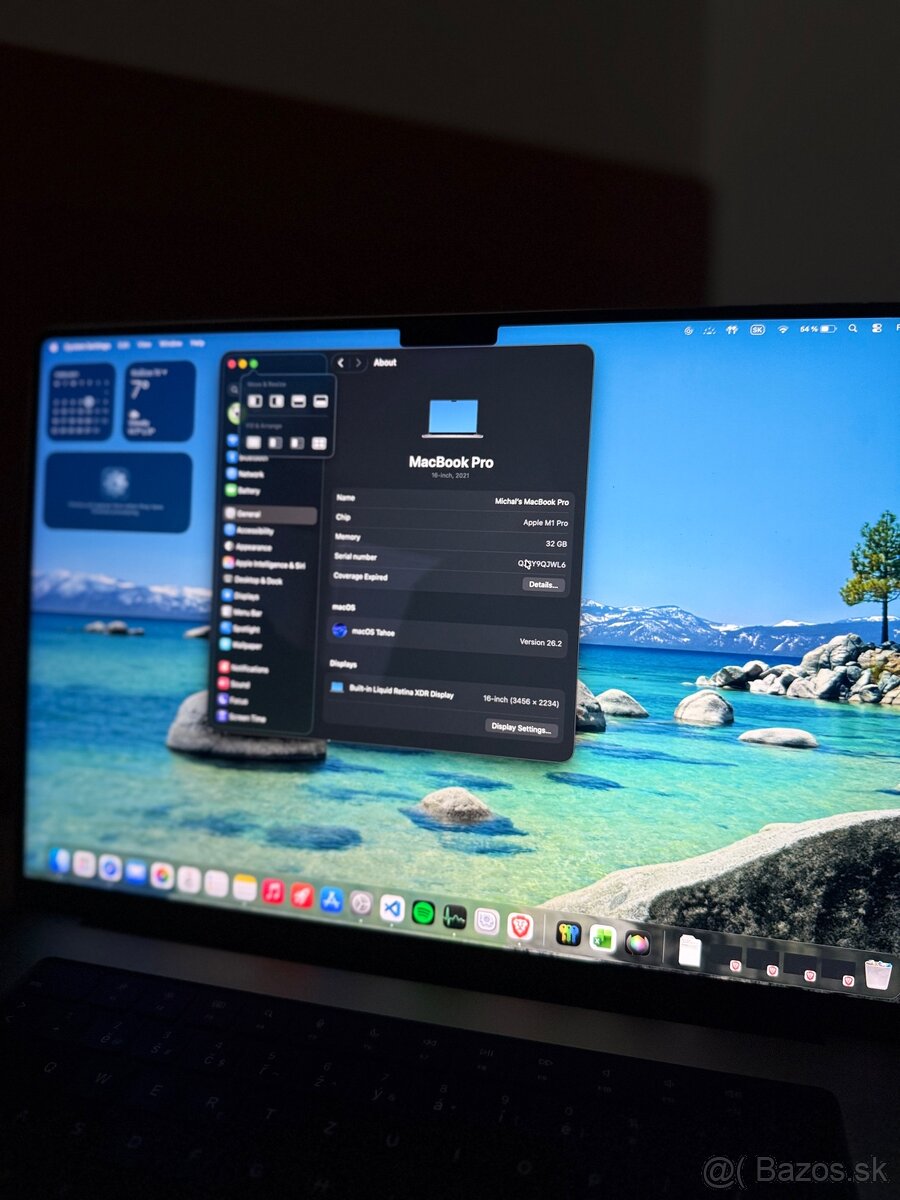 MacBook Pro 16” M1 Pro – 32GB RAM - 2