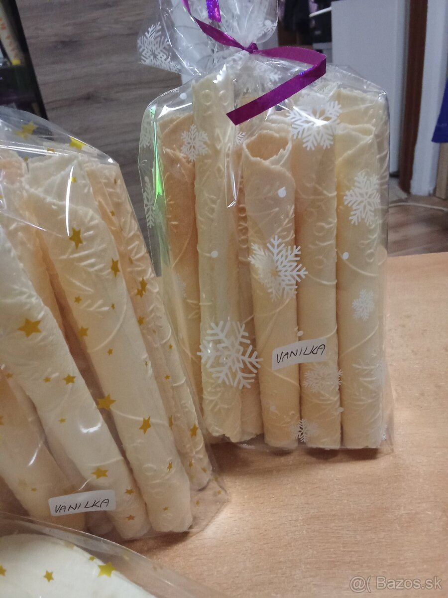 Vianočné oblátky a trubičky - 2