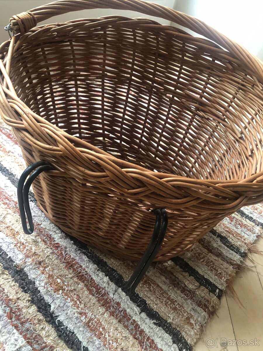 Prúteny košík na bicykel - 2