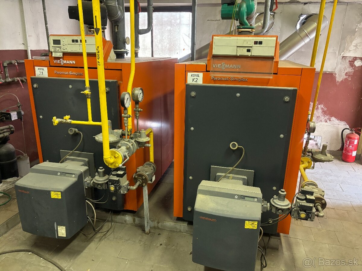 Plynový kotol VIESSMANN Paromat Simplex s horákmi Weishaupt - 2