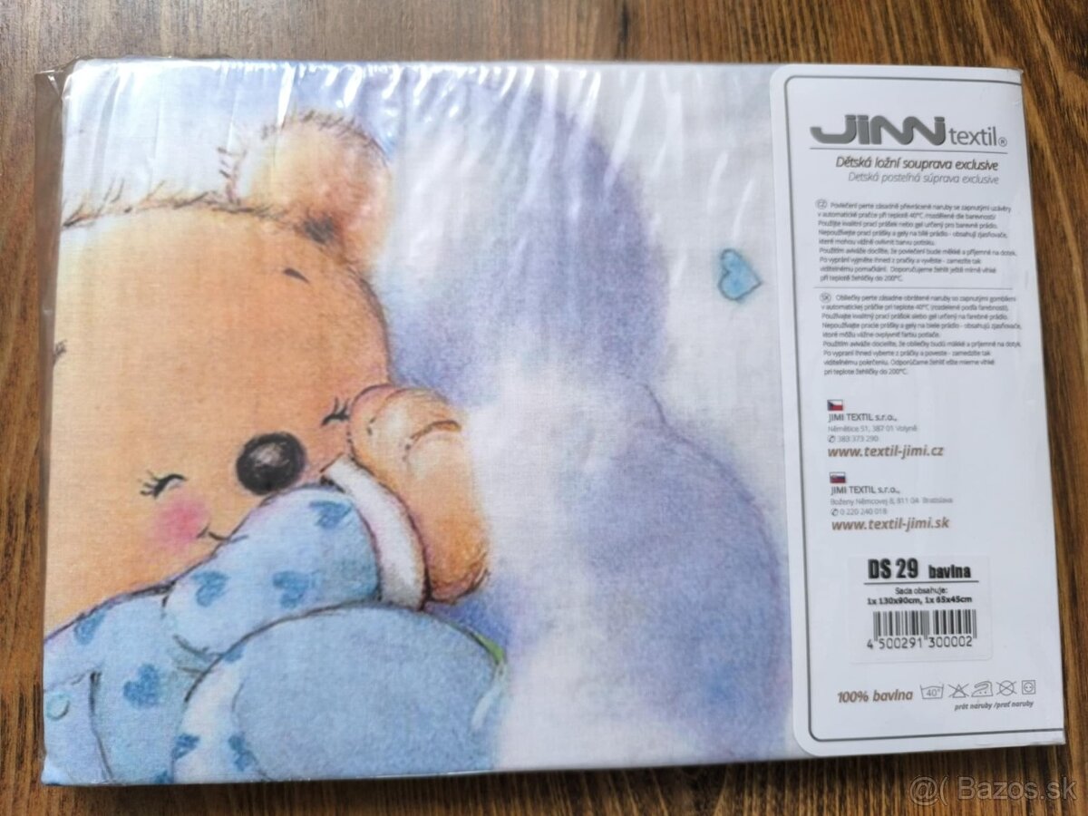 bavlnené nové obliečky - detská posteľ - 2