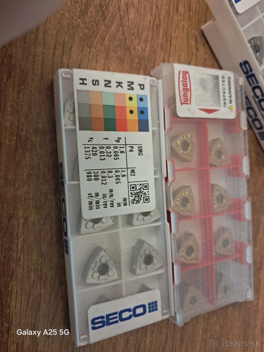 sustružnicky nôž + teka platky WNMG - 2