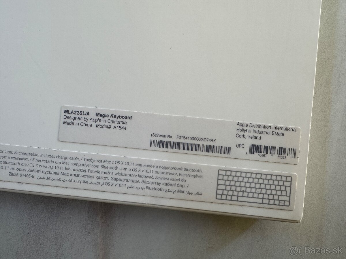 Magic Keyboard slovenska, bezdrotova - 2