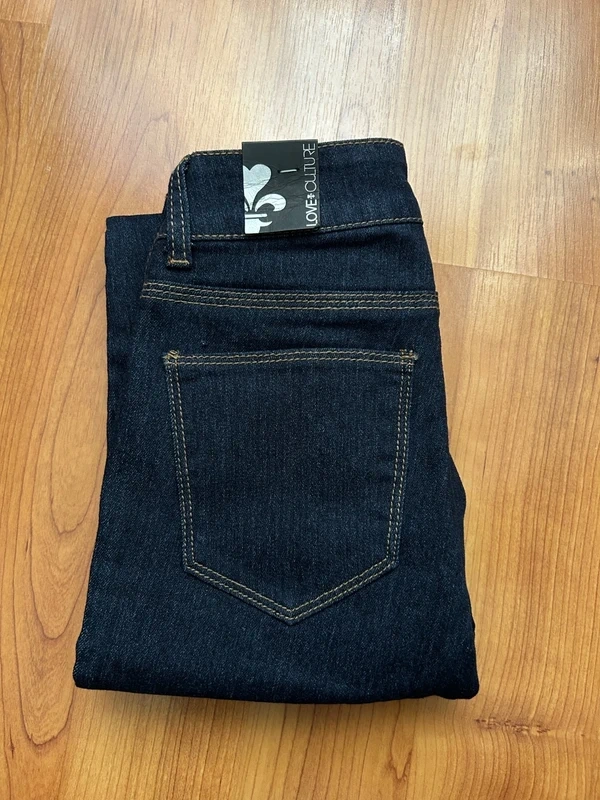 Dámske tmavomodré rifle - 2