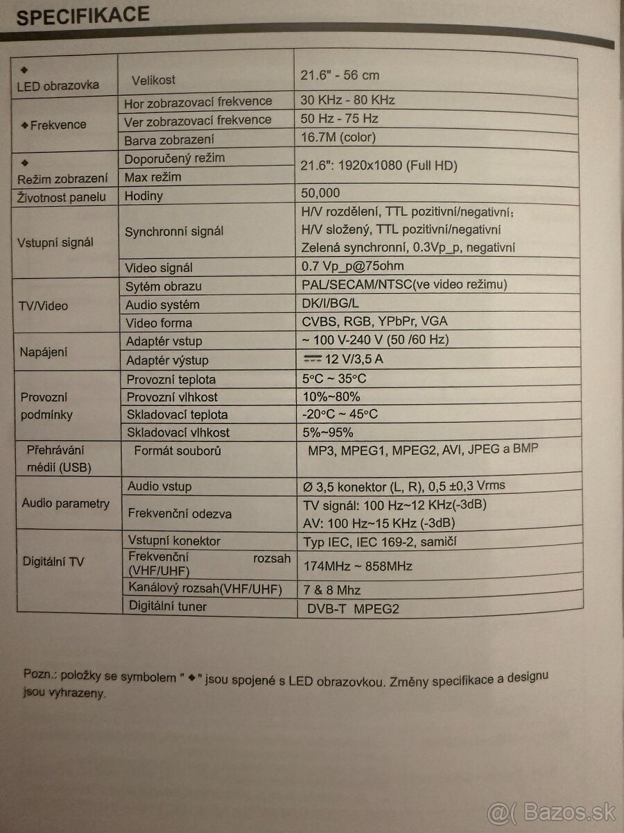 Sencor SLE 2201T LED TV - 2