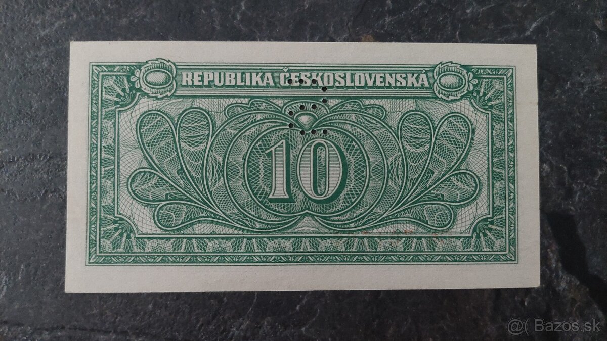 10 Kčs 1950, stav N (UNC) - 2