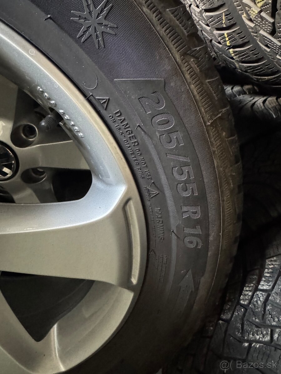 Zimná sada VW 5x112 205/55 R16 - 2