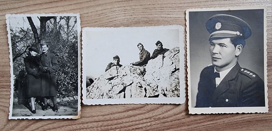 Starožitné foto vojakov . - kus je po 2 eurá - 2