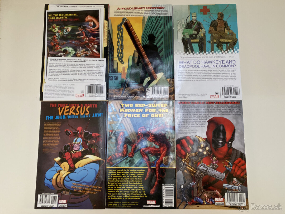 Anglické komiksy Deadpool a Avengers - 2