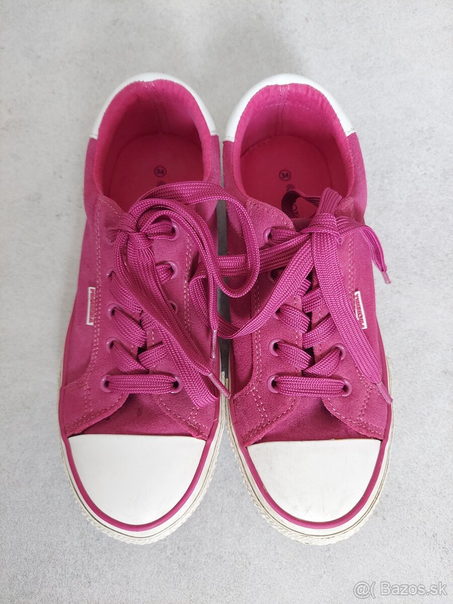 dievčenské tenisky (veľkosť 34) - 2