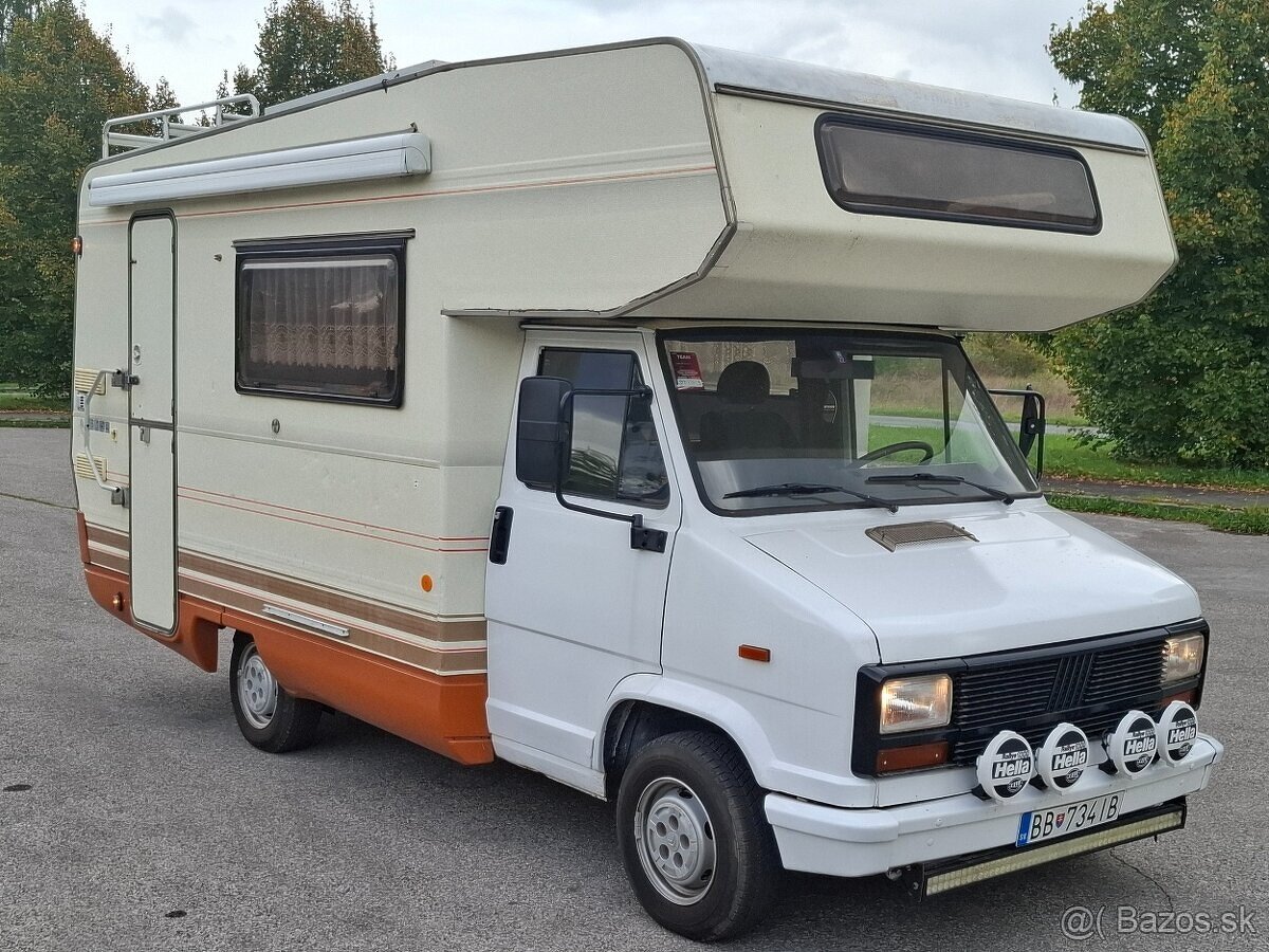 Fiat Ducato karavan 2.5d Rok 1988 Najazdené 260tis TK a E - 2